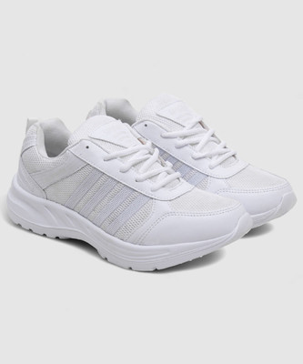 asian Cosko-13 Full White Boys School Shoes, Training & Gym Shoes For Men(White, White , 6)
