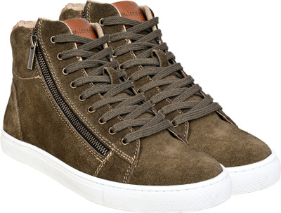 HX London boots Sneakers For Men(Olive , 9)