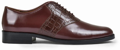 dumanera John Oxford For Men(Maroon , 10)