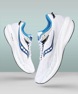 SAUCONY Triumph 21 Running Shoes For Men(White , 7)