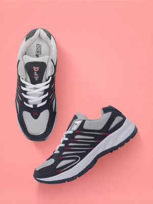 asian Bullet-02 Latest Stylish Casua| Lace up Lightweight Running Shoes For Men(Blue, Grey , 7)