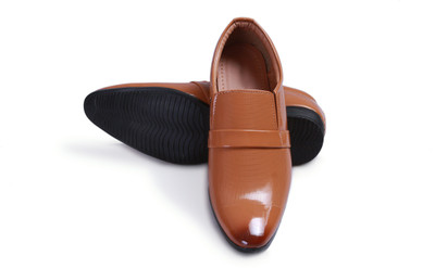 RED LIONS Slip On For Men(Tan , 9)