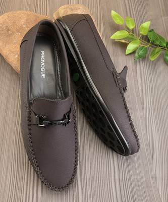 PROVOGUE Loafers For Men(Brown , 13)