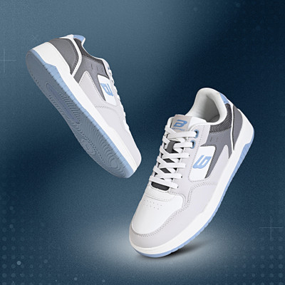 Bond Street Men's Casual Sneakers | Lightweight, Comfortable & Durable Fashion Sneakers For Men(Grey, Blue , 9)