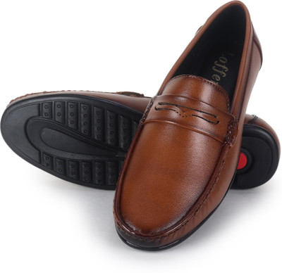 TheShoeGallery Classic Breathable Stylish Loafers For Mens Loafers For Men(Tan , 10)