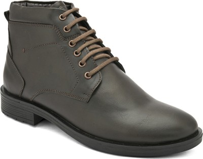 Roadster Casual Boots For Men(Grey , 6)