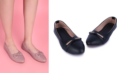 AKD Bellies For Women(Black, Pink , 4)