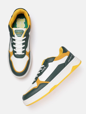 HRX by Hrithik Roshan Sneakers For Men(Green, Off White , 3)
