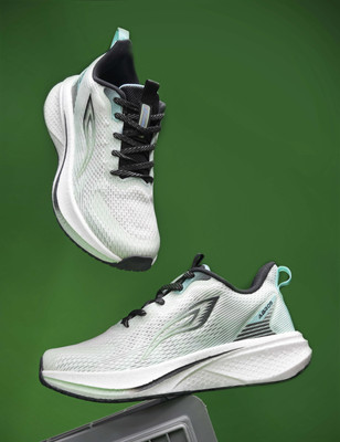 Abros AVALON ETPU Athleisure Cultured Round-Toe Shape & Hyperbeads Technology Walking Shoes For Men(Green , 7)