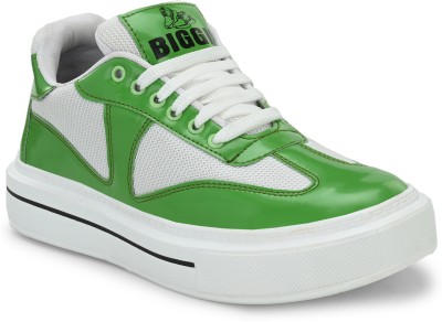 Biggie Patent Edition Sneakers For Men(Green , 10)