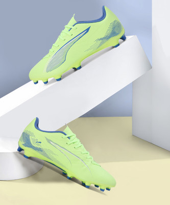 PUMA ULTRA 5 PLAY FG/AG Football Shoes For Men(Yellow , 11.5)