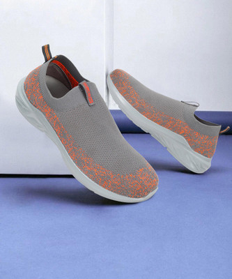 Paragon Walking Shoes |Soft Cushioned Footbed|Lightweight|Durable Running Shoes For Men(Grey , 6)