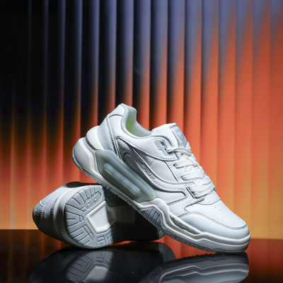 asian Mojo-04 Men’s Sneakers | Boys Casual Sports Sneaker Ideal for Gym & Travel Sneakers For Men(White, Grey , 6)