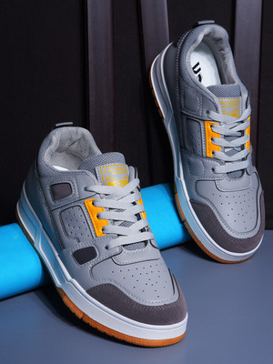 CALCETTO Lightweight Casual Men's Premium Trending Sneakers Shoes CLT-2003 Sneakers For Men(Grey , 10)
