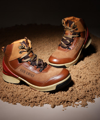 RED CHIEF Boots For Men(Tan , 9)