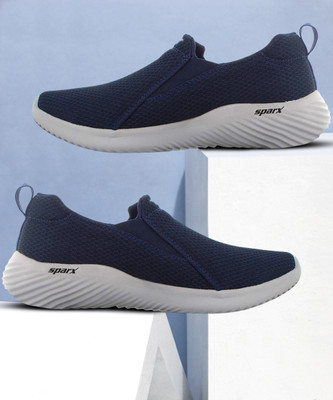 Sparx SM 651 Walking Shoes For Men(Navy, Grey , 6)