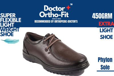 Orthofit K-02 Corporate Casuals For Men(Brown , 8)