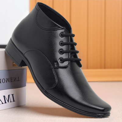 Zixer Lace Up For Men(Black , 8)