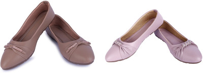 AKD Bellies For Women(Brown, Purple , 6)