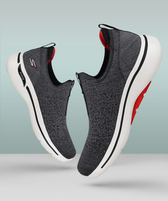 Skechers Go Walk Arch Fit-Liner Axis Walking Shoes For Men(Grey , 7)