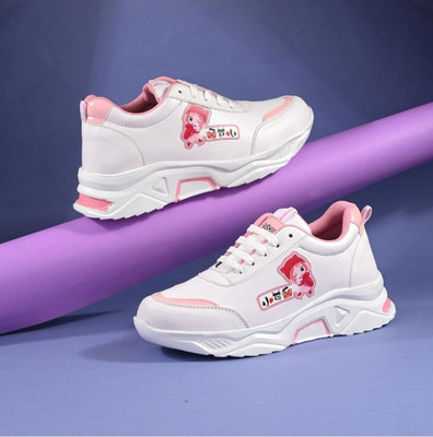 EZDEZARIO Sneakers For Women(Pink , 5)