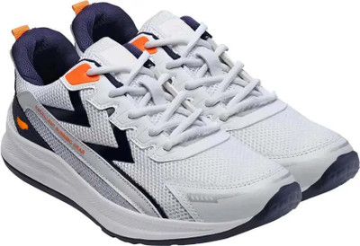 World Wear Footwear Stylish Lightweight Sports Running Shoes for Men | Breathable Comfort Running Shoes For Men(White , 8)