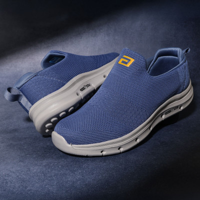 asian Wonderwalk-21 Men’s Walking Shoes | Featherlight, Air Cooled & Memory Foam Walking Shoes For Men(Blue , 8)