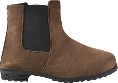 Clover Boots For Women(Brown , 5)