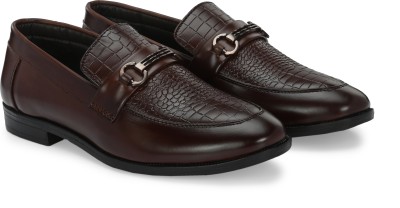YOU LIKE 3515-BROWN-09 Party Wear For Men(Brown)