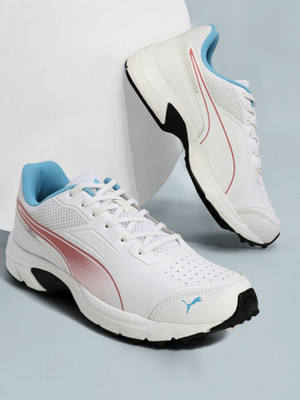 PUMA Cricket Power 2.0 Cricket Shoes For Men(White , 8)
