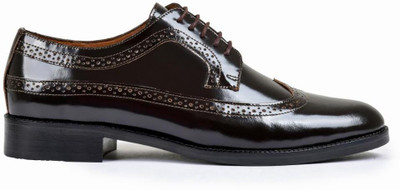 dumanera Dominic Brogues For Men(Brown , 10)
