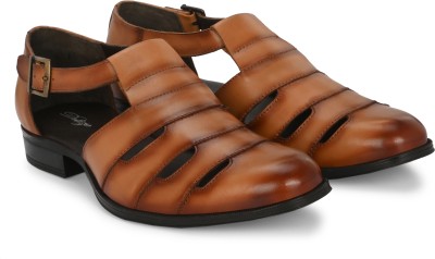 Delize Roman Sandals Casuals For Men(Tan)