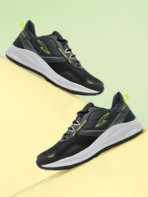 asian Thar-01 Black Sports,Training,Gym,Walking,Stylish For Men(Black, Green , 10)