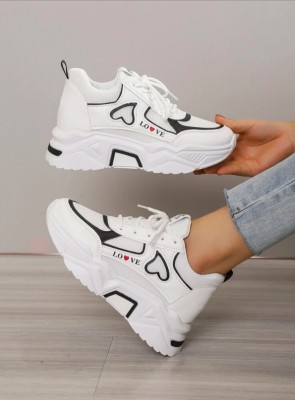 Deals4you Sneakers For Women(White, Black)