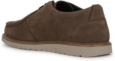 HUSH PUPPIES 8233 Jenson Mocc Toe - Tan Casual Lace-Up Derby Shoes for Men Size- 7 Casuals For Men(Tan , 7)