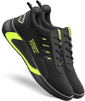 BRUTON Trendy Sports Running Running Shoes For Men(Black)