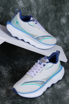 COLUMBUS GRAVITAS Running Shoes For Men(White, Green , 6)