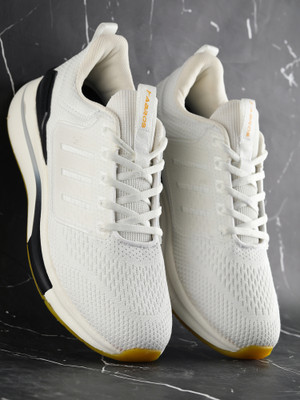 Abros DORAN Running Shoes For Men(Off White , 7)