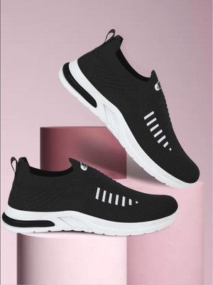 Footox Women Running shoes |Women Walking shoes |Women Casual shoes |Sneakers for women Casuals For Women(Black)