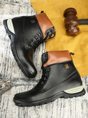 Imcolus Stylish Look | Premium Quality Boots For Men(Black)