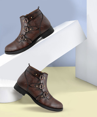BUCKAROO AUSTINE Boots For Men(Tan , 10)