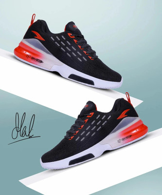 asian Oxygen-05 Black Sports Running,Walking,Gym Shoes With Phylon Sole Training & Gym Shoes For Men(Black , 6)