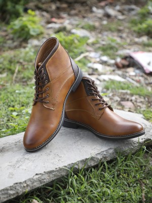 El Paso EP4822 Lightweight Comfort Summer Trendy Premium Stylish Boots For Men(Tan)