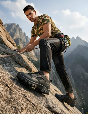 bacca bucci FOREST Low-Top Outdoors For Men(Black , 8)