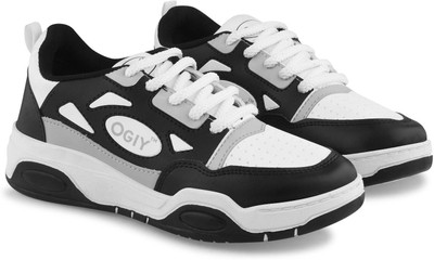 Vortek Sneakers For Men(Black, White , 9)
