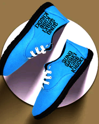 Kenamin Stylish Casual Shoes for Men and kids Casuals For Men(Blue, Black , 4)