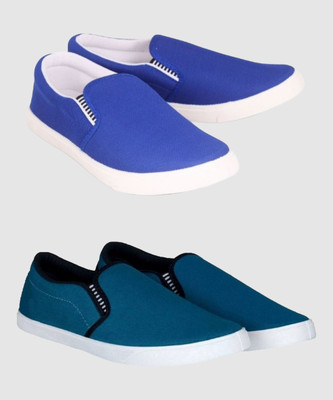 HOTSTYLE New Collection of Combo Pack of 2 Stylish Shoe Sneakers For Men(Multicolor , 7)