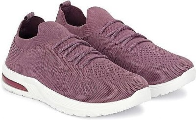 OWN PASKO Comfotable Lightweight Casual Lace-Up Sneaker for Women/Girls Corporate Casuals For Women(Pink , 5)