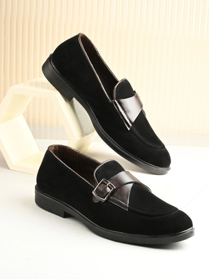 KILLER Classic Premium Comfortable Loafers For Men(Black , 9)