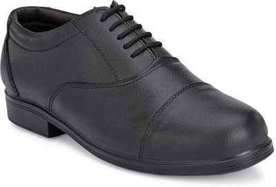 INDIANTRENDS INDIANTRENDS Pure Leather Formal Oxford Shoe For Men Lace Up For Men Lace Up For Men(Black , 8)